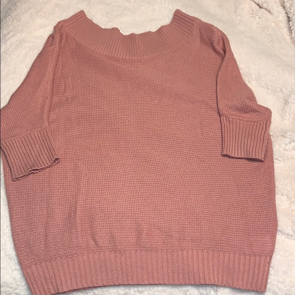 TCEC off shoulder sweater/tunic